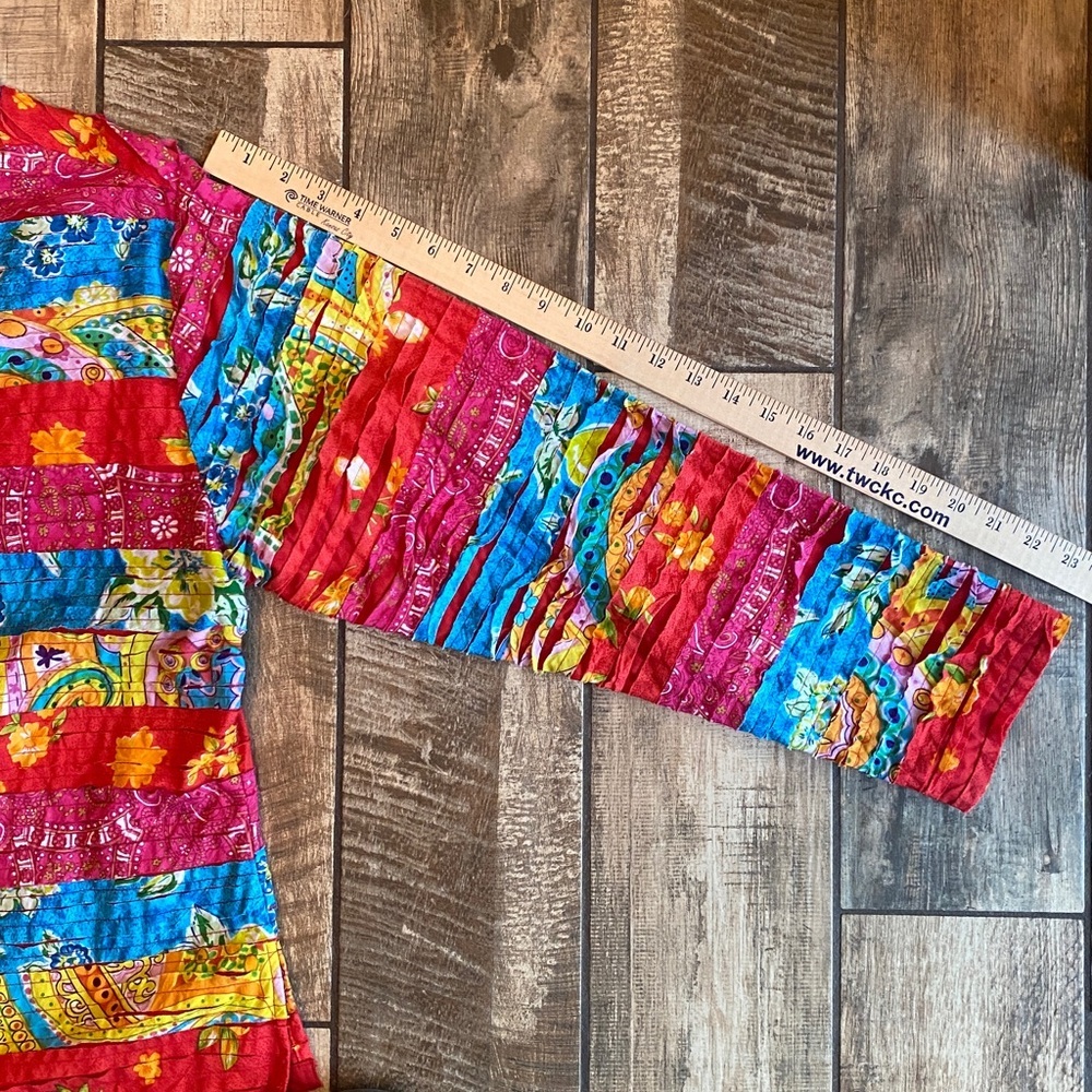 Life Style Colorful Patchwork Jacket - image 8